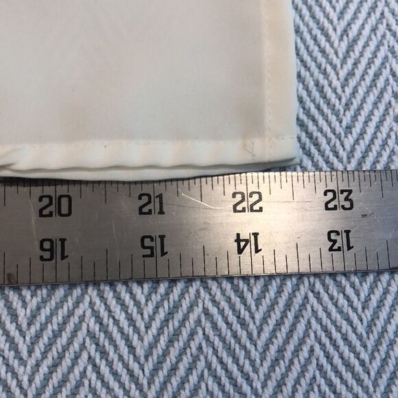 VINTAGE CREAM buttton down dressy blouse Pit to Pit ~ 22 1/2” SO PRETTY - Picture 11 of 14